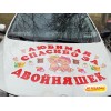 Любимая спасибо за двойняшек магниты на авто для встречи дочек из роддома
