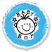 фольгированный шар с гелием baby boy